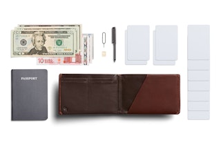 A travel wallet with plenty of storage