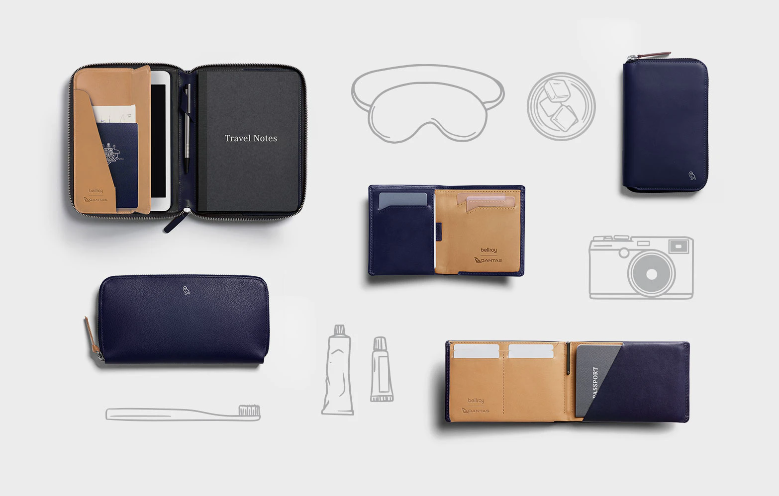 bellroy travel wallet melbourne Ocean RFID with room for other receipts and papers There are 6 card slots on the left Bellroy Travel Wallet Ocean RFID