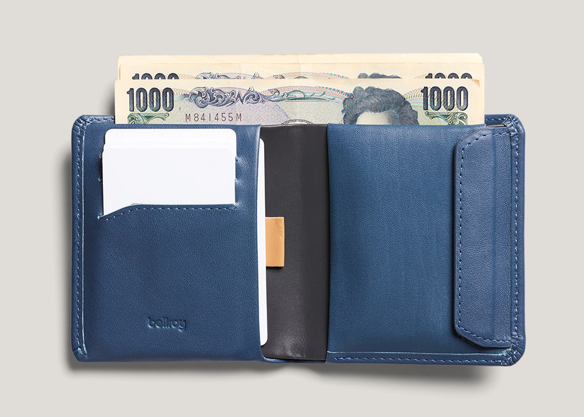 Coin Wallet | レザーの二つ折り財布、コインポケット付き | ベルロイ