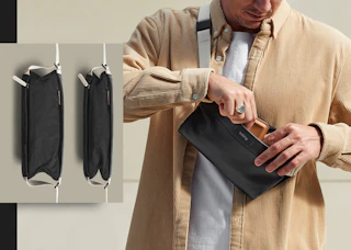 Sling Mini Premium | ユニセックスのベルトバッグ、プレミアムレザー 