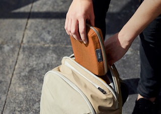 Padded tech pouch: compact and protective storage for your essential accessories such earbuds, power bank, cables