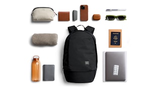 Smart 20L backpack with storage solutions for laptop, sunglasses, water bottle, wallet, perfect as a work backpack