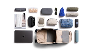 A commuter backpack with surprising storage