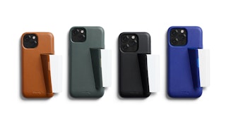 Our iPhone cases in our different colors, ideal to store your cards as a phone wallet