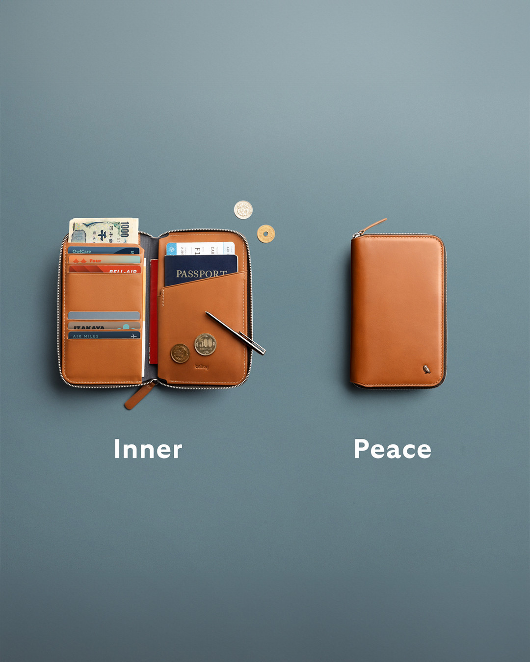 Bellroy Travel Folio パスポート カバー 新品未使用 特別版 Travel Folio | Zip Leather Passport Holder for Travel | Bellroy